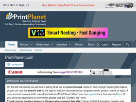'printplanet.com' screenshot
