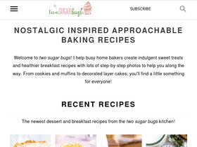 'twosugarbugs.com' screenshot