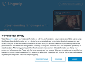 LingoClip - Enjoy learning languages with music