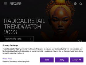 'nexergroup.com' screenshot