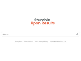 'stumbleuponresults.com' screenshot