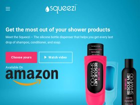 thesqueezi.com homepage screenshot