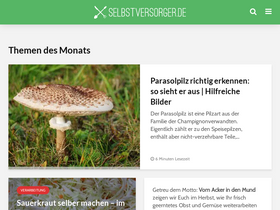 'selbstversorger.de' screenshot