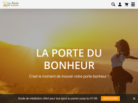 'la-porte-du-bonheur.com' screenshot