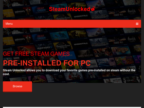 'steamunlocked.to' screenshot