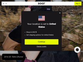 soarrunning.com homepage screenshot