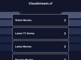 'cloudstream.cf' screenshot