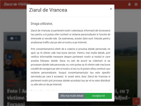 'ziaruldevrancea.ro' screenshot