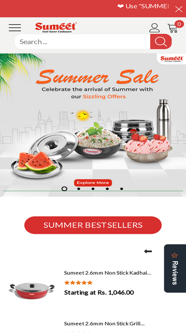 sumeetcookware.in