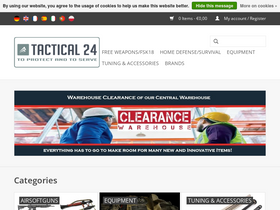 'tactical24.eu' screenshot
