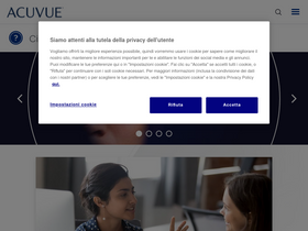 'acuvue.it' screenshot