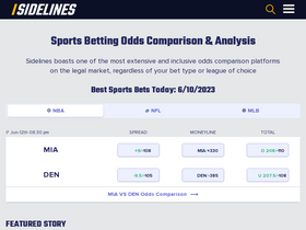'sidelines.io' screenshot