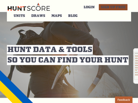 'huntscore.com' screenshot