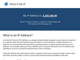 'whatismyip.uno' screenshot