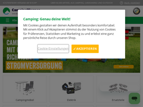 'campingwagner.at' screenshot