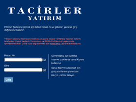 'tacirlermenkul.com.tr' screenshot