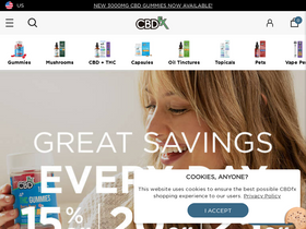 'cbdfx.com' screenshot