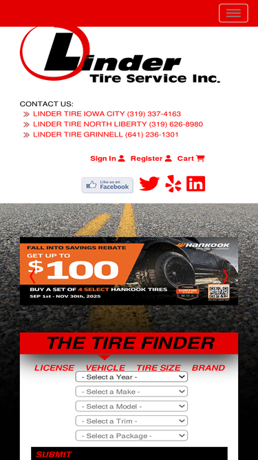 lindertire.com