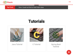 'yawintutor.com' screenshot