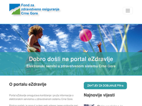 'ezdravlje.me' screenshot