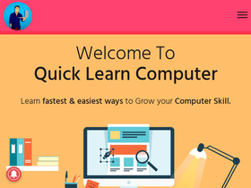 'quicklearncomputer.com' screenshot