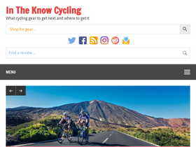 'intheknowcycling.com' screenshot