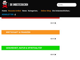 'dieunbestechlichen.com' screenshot