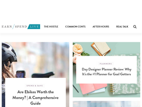 'earnspendlive.com' screenshot