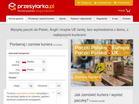 'przesylarka.pl' screenshot