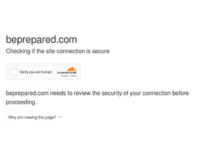 'beprepared.com' screenshot