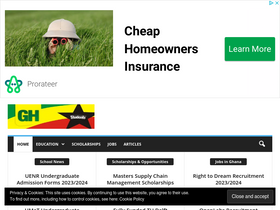 'ghstudents.com' screenshot