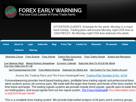 'forexearlywarning.com' screenshot