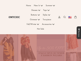 'omychic.com' screenshot