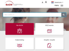 'bsgw.nl' screenshot
