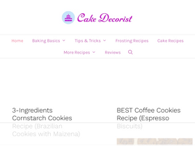 'cakedecorist.com' screenshot