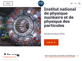 'in2p3.fr' screenshot