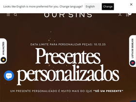 oursins.com homepage screenshot
