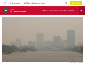 'wshu.org' screenshot