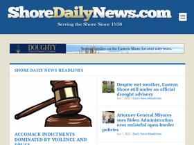 'shoredailynews.com' screenshot