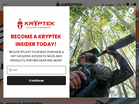 'kryptek.com' screenshot