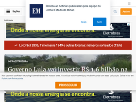 'em.com.br' screenshot