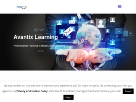 'avantixlearning.ca' screenshot