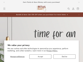 retailmadeeasy.store homepage screenshot