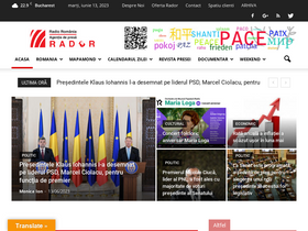 'rador.ro' screenshot