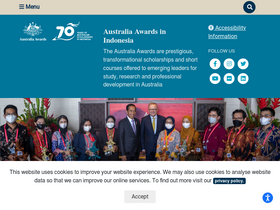 'australiaawardsindonesia.org' screenshot