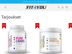fit4you.fi homepage screenshot