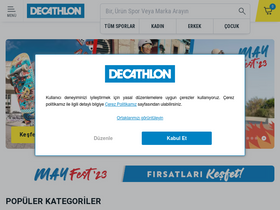 'decathlon.com.tr' screenshot