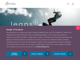 'bayer.in' screenshot