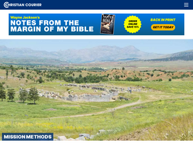 'christiancourier.com' screenshot