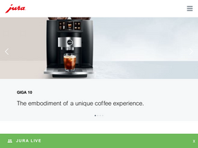 'jura.com' screenshot